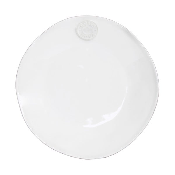 Bel keramični desertni krožnik Costa Nova, Ø 21 cm