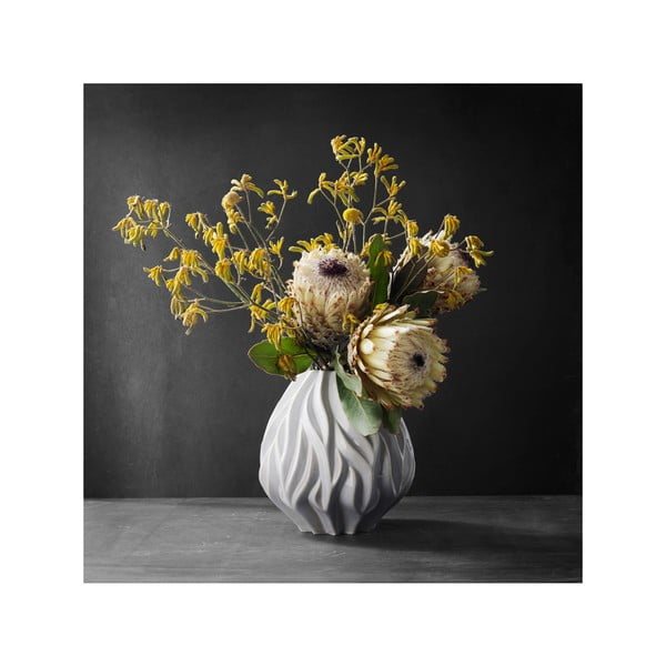 Bela porcelansta vaza Morsø Flame, višina 23 cm-image-2