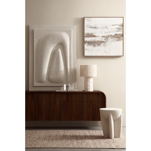 Slika z ročno naslikanimi elementi z okvirjem/na platnu 85x85 cm Bold – Bizzotto-image-1