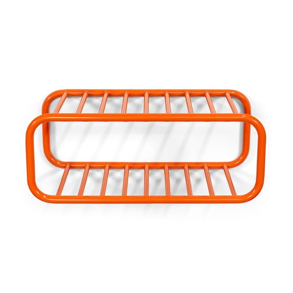 Oranžna kovinska stenska omarica za čevlje 72x28x35 cm Retro – Spinder Design-image-2