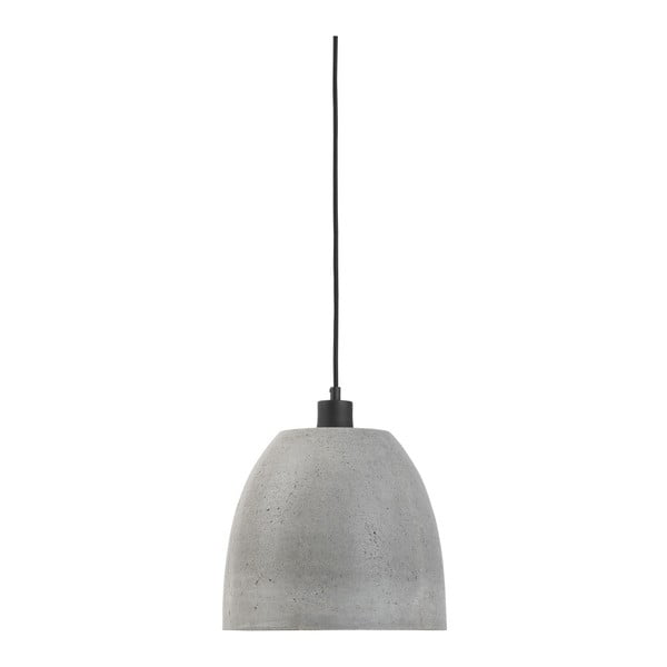 Črna/siva viseča svetilka z betonskim senčnikom ø 28 cm Malaga – it's about RoMi