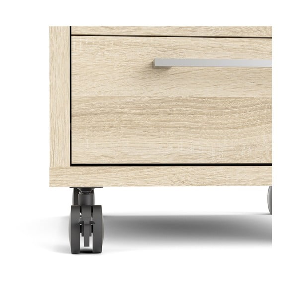 Omarica v hrastovem dekorju z možnostjo zaklepanja v naravni barvi 48x68 cm Prima – Tvilum-image-4