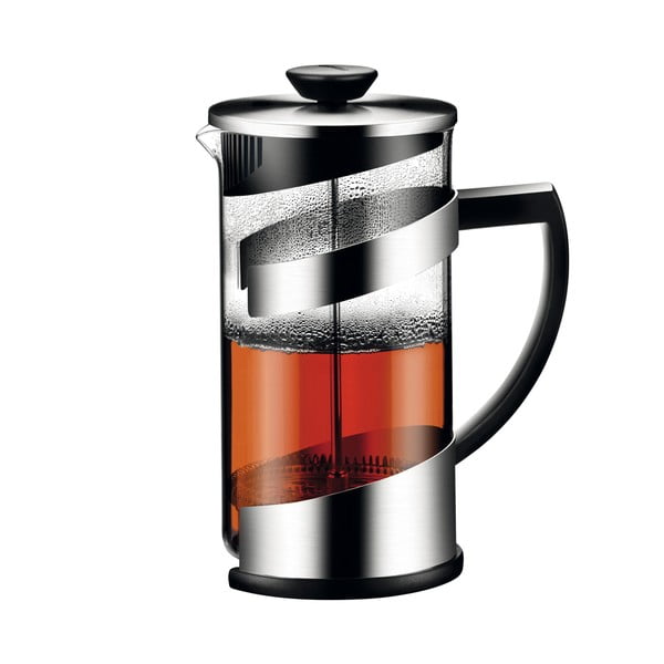Lonček za kavo in čaj v srebrni barvi 1 l Teo - Tescoma