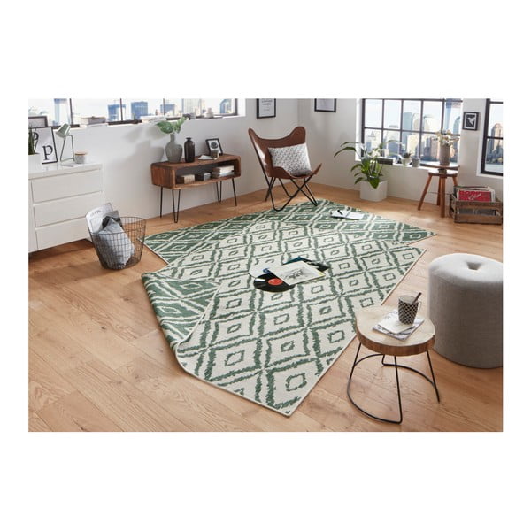 Zeleno-bela zunanja preproga NORTHRUGS Rio, 200 x 290 cm-image-4