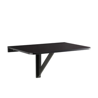 Črna zložljiva stenska mizica Støraa Trento, 56 x 80 cm