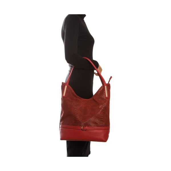 Usnjena torbica Sofia Cardoni Adona, rosso-image-2