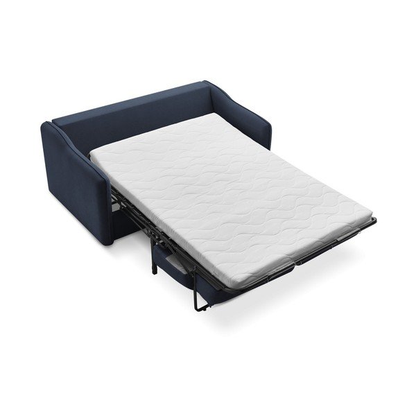 Temno modra sedežna garnitura za spanje/raztegljiva 178 cm Lenny – Bobochic Paris-image-4