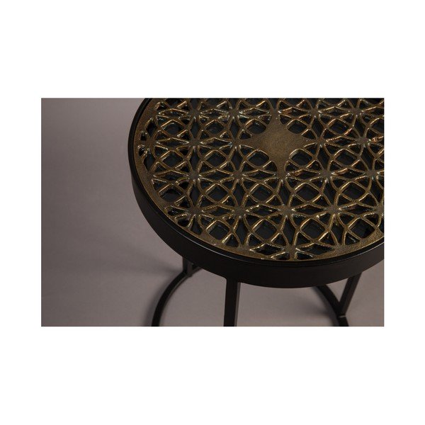 Kovinska mizica Dutchbone Sari, ⌀ 33 cm-image-1