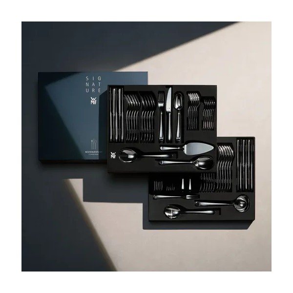 Pribor 66 ks iz nerjavečega jekla v srebrni barvi Sentic – WMF-image-1