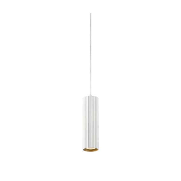 Bela viseča svetilka s kovinskim senčnikom 7x7 cm Costilla - Markslöjd