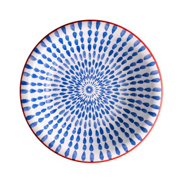 Modri dolomitni krožnik za juho Brandani Ginger, ⌀ 21 cm