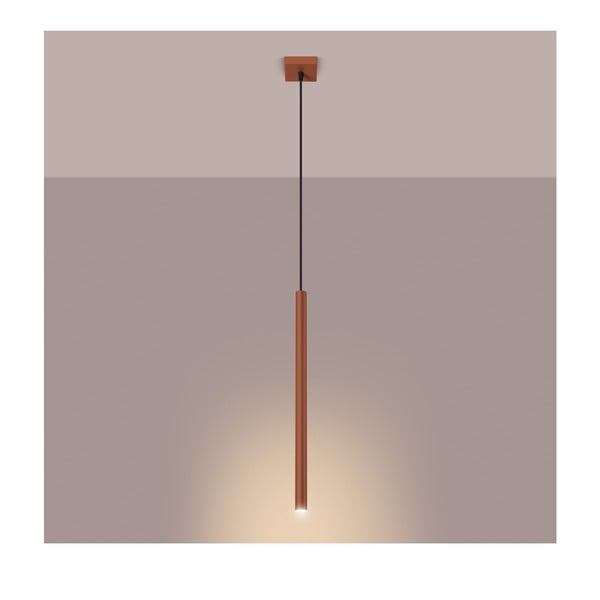 Opečnato oranžna viseča svetilka Fideus – Sollux-image-4