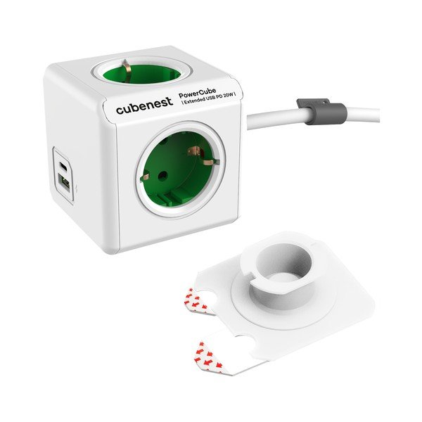 Razdelilec PowerCube Extended USB Schuko – Cubenest-image-2