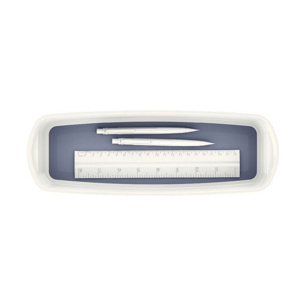 Belo-siv pisarniški organizator Leizt MyBox, dolžina 31 cm-image-2