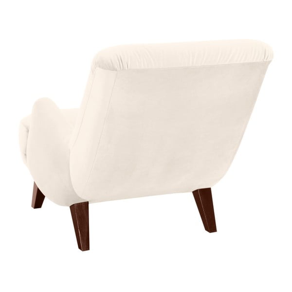 Krem fotelj z rjavimi nogami Max Winzer Brandford Suede-image-2