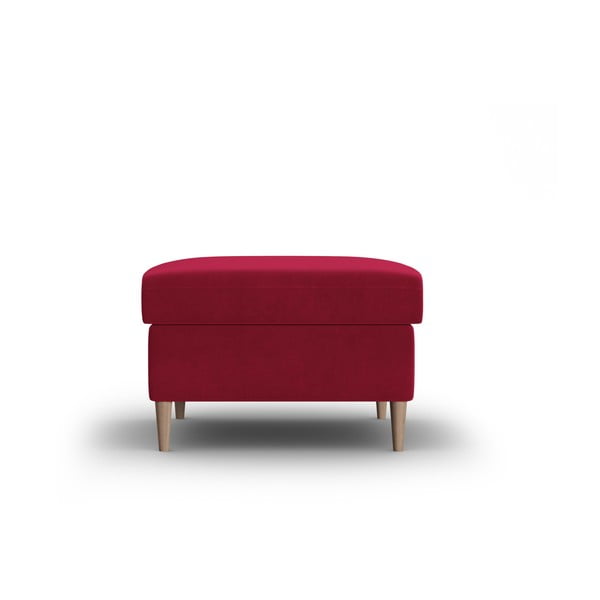 Rdeč žameten tabure Kyoto – Cosmopolitan Design