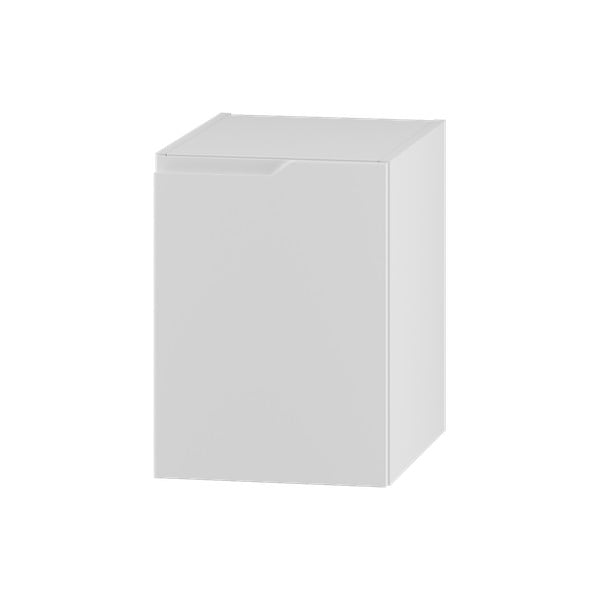 Bela nizka stenska kopalniška omarica 40x46 cm Nicea – STOLKAR