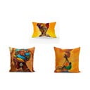 Komplet 3 prevlek za vzglavnik Minimalist Cushion Covers African Culture, 45 x 45 cm