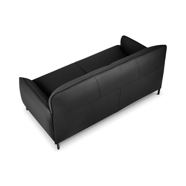 Temno siva usnjena sedežna garnitura Windsor & Co Sofas Neso, 175 x 90 cm-image-3