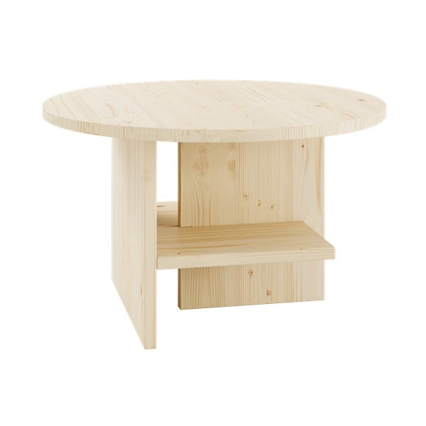 Okrogla mizica v naravni barvi Rondure - Karup Design-image-1