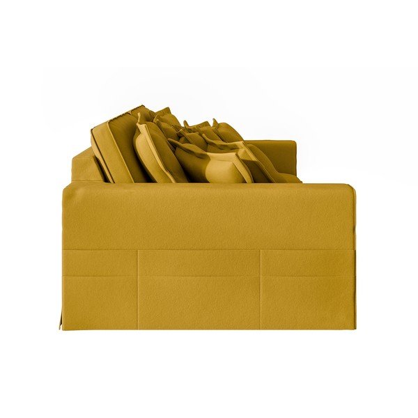 Rumena sedežna garnitura 236 cm Nora – Ropez-image-4