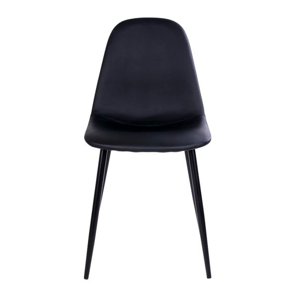 Komplet 2 črnih stolov s črnimi nogami House Nordic Stockholm-image-4