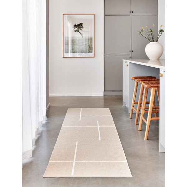 Bež notranja in zunanja preproga 70x90 cm Fred Beige – Pappelina-image-1