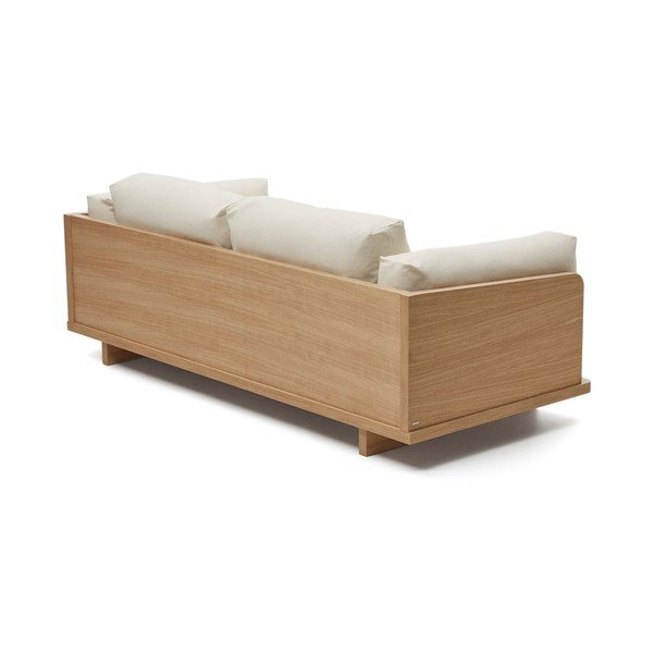 Bež sedežna garnitura 225 cm Oaq – Kave Home-image-4