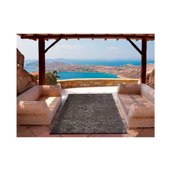 Temno siva zunanja preproga Universal Betty Grey Derro, 120 x 170 cm-image-1