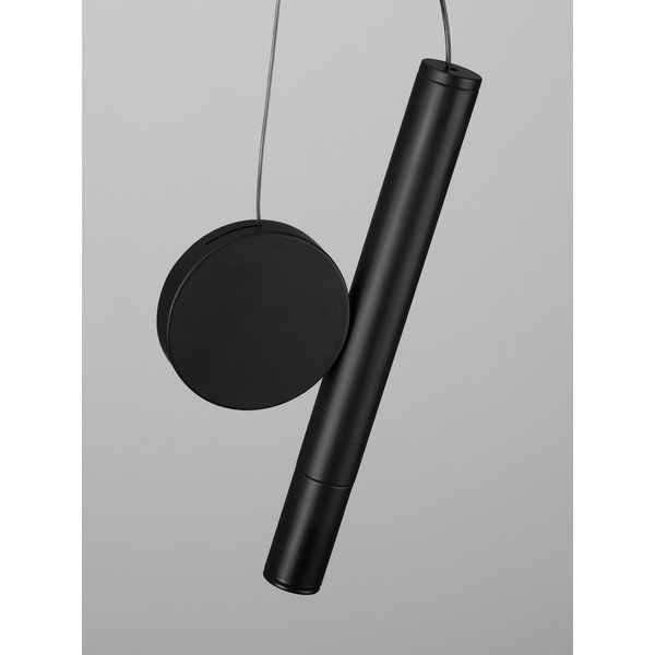 Mat črna aluminijasta LED viseča svetilka ø 23,5 cm Vero – Nova Luce-image-4