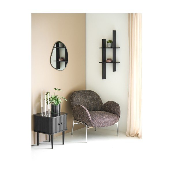 Temno rjav fotelj Zomba – House Nordic-image-2