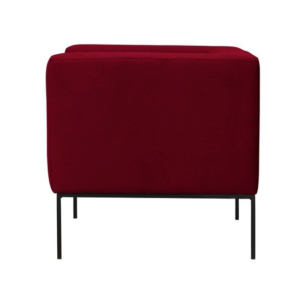Rdeč žametni fotelj Windsor & Co Sofas Neptune-image-3