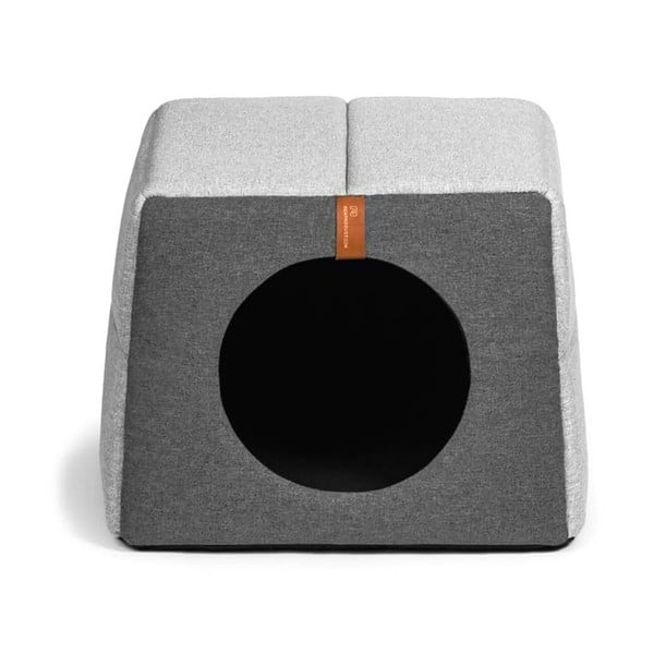 Svetlo siva pasja hiška 43x43 cm Up and Down L - Rexproduct-image-3