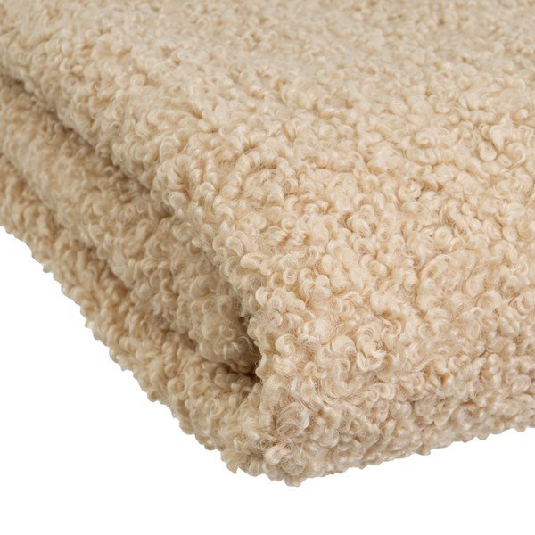 Bež odeja iz sherpa flisa 130x160 cm Sherpa – Casa Selección-image-3