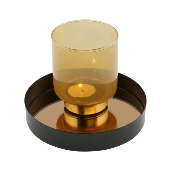 Črn pladenj WOOOD Jay, Ø 16,5 cm-image-2