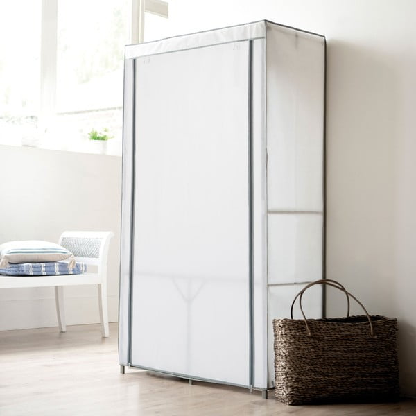 Bela tekstilna garderoba Compactor Garderoba organizirana-image-4