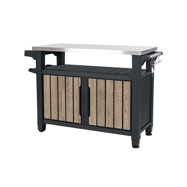 Plastična stranska miza za žar 134x52 cm Deco Unity XL – Keter