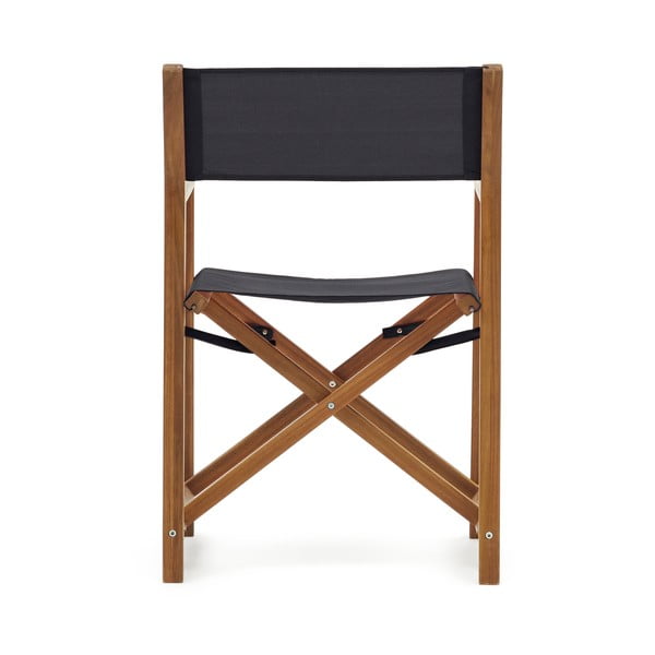 Črn lesen vrtni stol Thianna - Kave Home-image-4