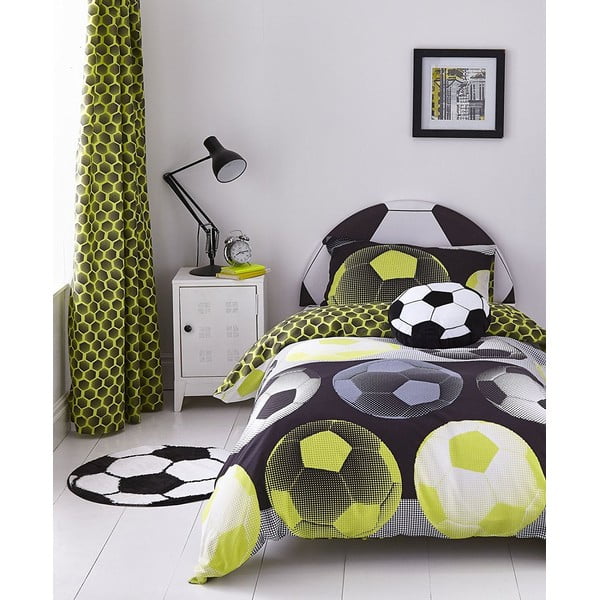 Otroško rumeno in zeleno posteljno perilo za eno osebo Catherine Lansfield, 135 x 200 cm