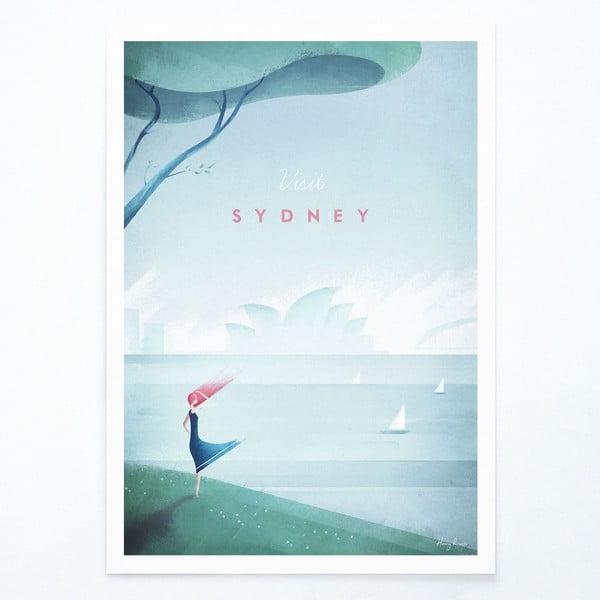 Plakat Travelposter Sydney, 30 x 40 cm