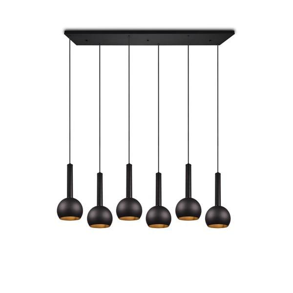 Črna viseča svetilka Ciliana – CINQUE-image-3