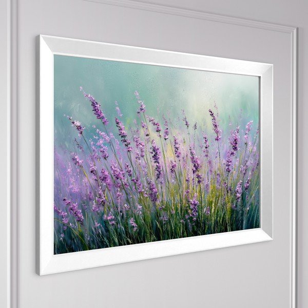 Tiskana slika z okvirjem 75x56 cm Lavender – Styler-image-3