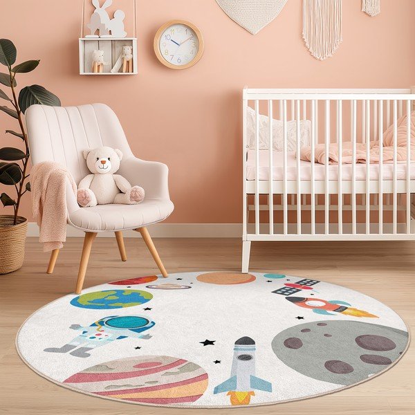 Pralna otroška igralna preproga ø150 cm Space Trip – Mila Home-image-4