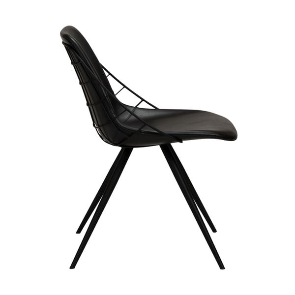 Črn jedilni stol iz umetnega usnja DAN-FORM Denmark Sway-image-2