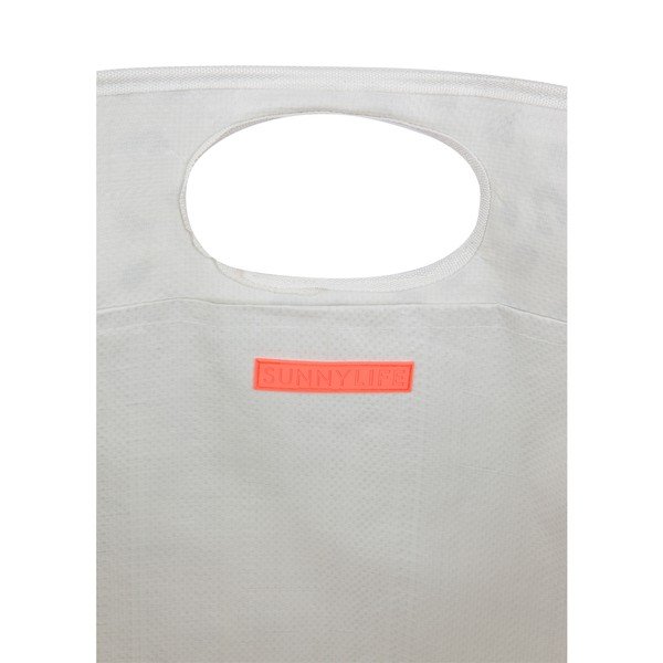 Belo-črna torba za na plažo Sunnylife Everything Bag-image-3