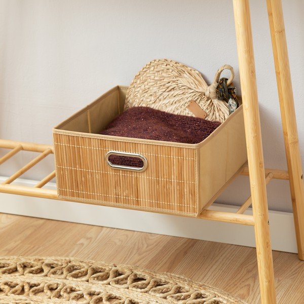 Košara iz bambusa 31x31x15 cm Anji – Compactor-image-2