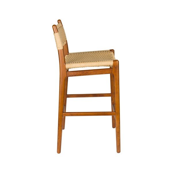 Barski stol iz masivne bukve v naravni barvi (višina sedeža 67,5 cm) Cecile – Dutchbone-image-3