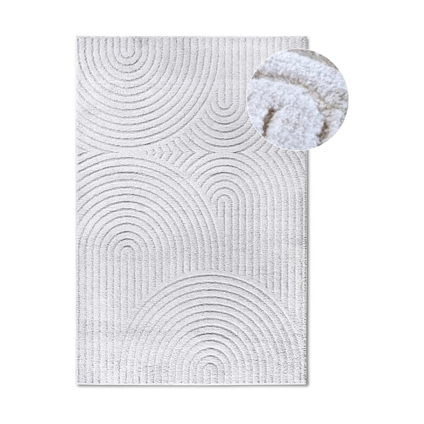 Bela preproga 80x120 cm Panglao New York White – Elle Decoration