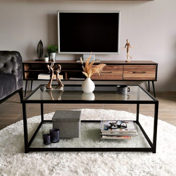 Črna mizica 60x90 cm Astro - Neostill-image-1