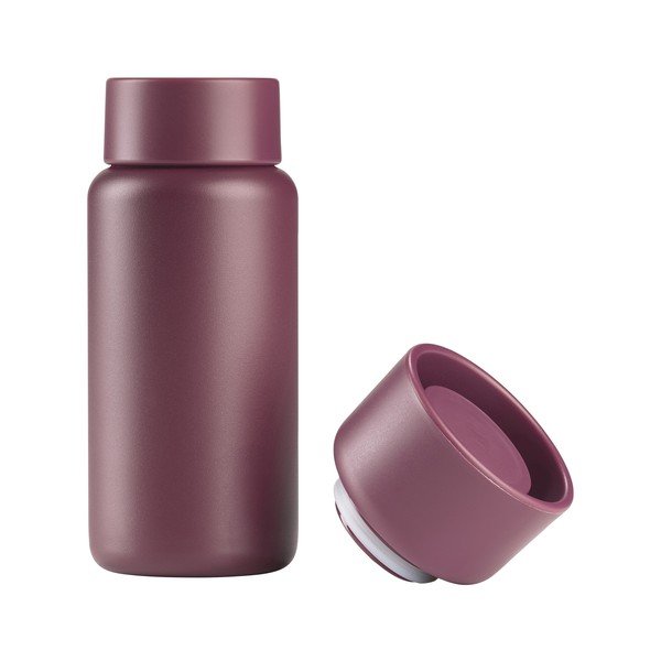 Bordo rdeč termo lonček iz nerjavečega jekla 400 ml Singles – Zone
